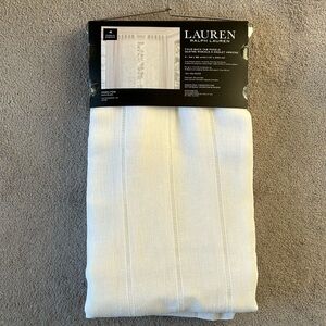 Ralph Lauren Cream Back Tab Curtains – Set of 4 Panels – 54x96 – NWT